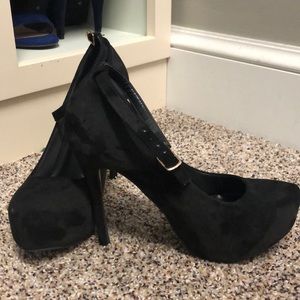 Black high heels